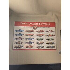 New "This Is Collector's Poster" Nascar Winston Cup Champions 20 Years Poster